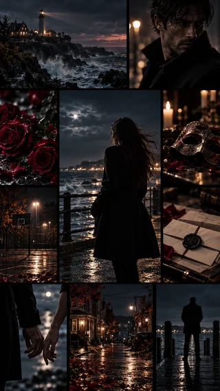 Illustration d’ambiance inspirée de Dark Romance Devil's Night