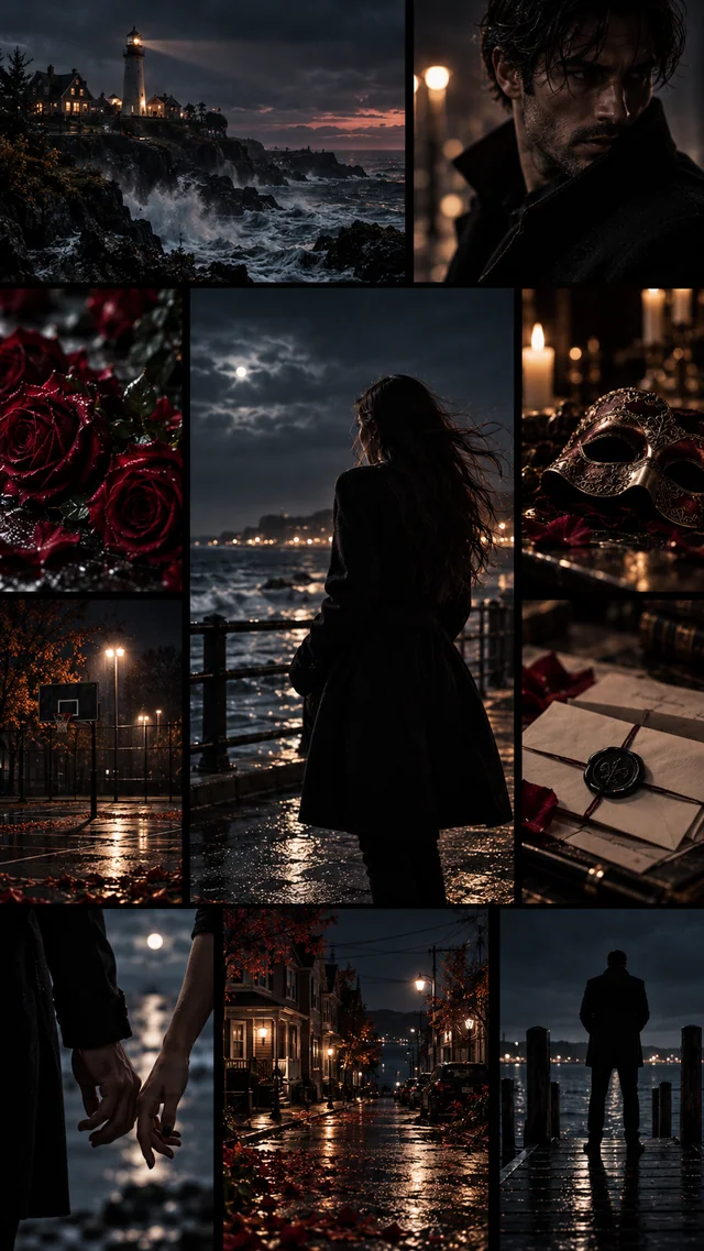 Illustration d’ambiance inspirée de Dark Romance Devil's Night