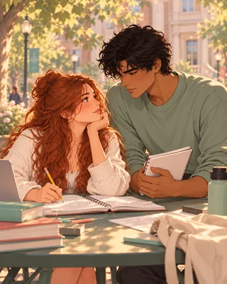 Illustration d’ambiance inspirée de Campus Agency tome 3
