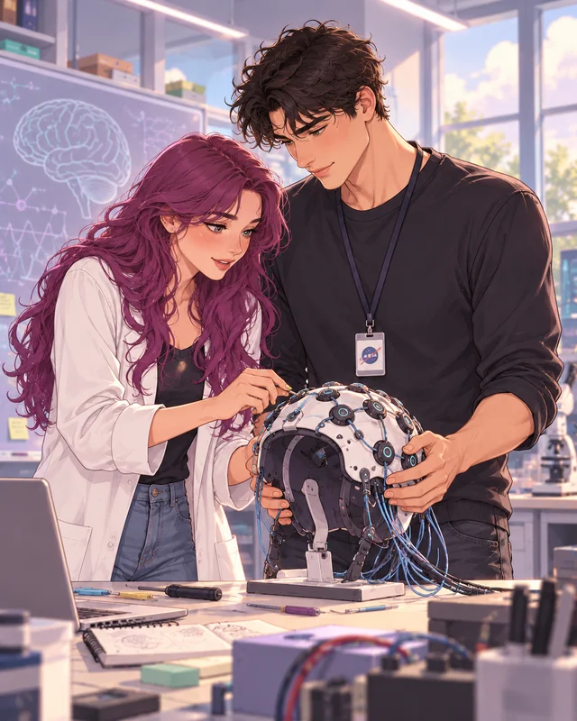 Illustration d’ambiance inspirée de Love On The Brain