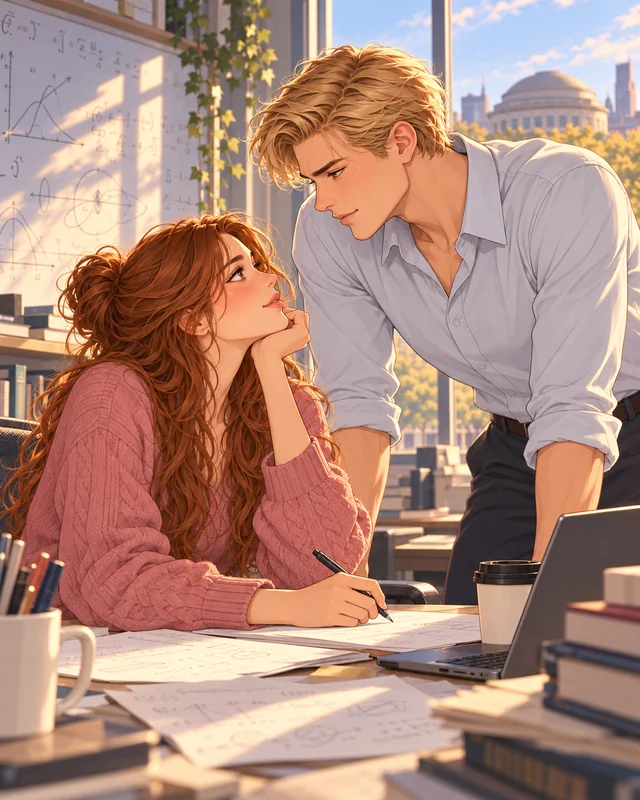 Illustration d’ambiance inspirée de Love Theoretically