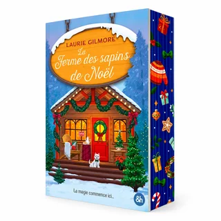 Vue de trois quarts de La Ferme des sapins de Noël