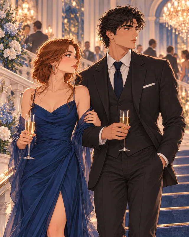 Illustration d’ambiance inspirée de Our Vicious Lies