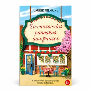 Vue de face de La maison des pancakes aux fraises