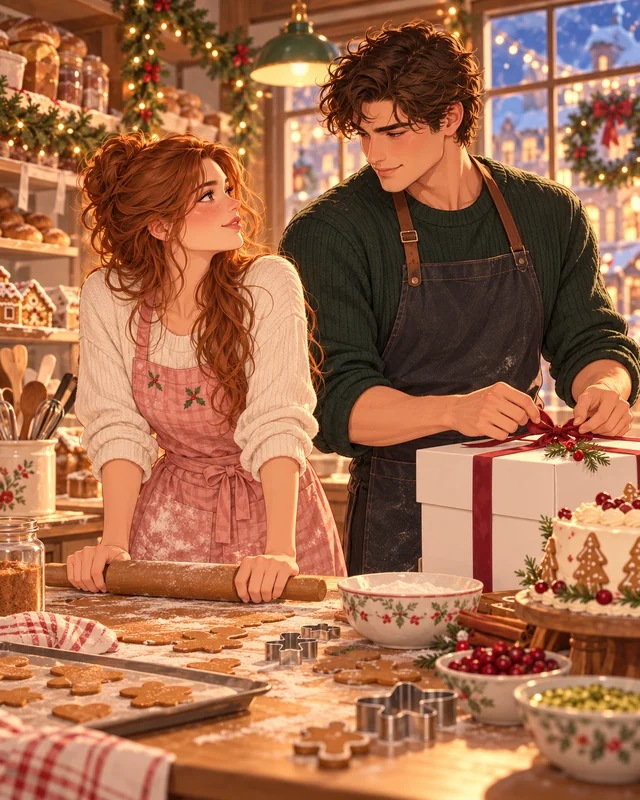Illustration d’ambiance inspirée de La boulangerie du pain d'épices