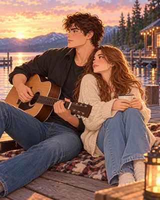 Illustration d’ambiance inspirée de Love Song